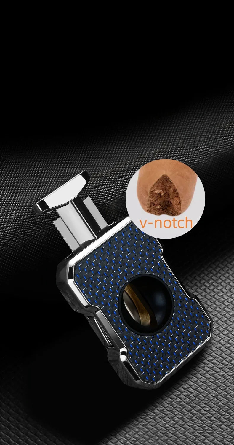 Honest V-Shaped Metal Cigar Cutter